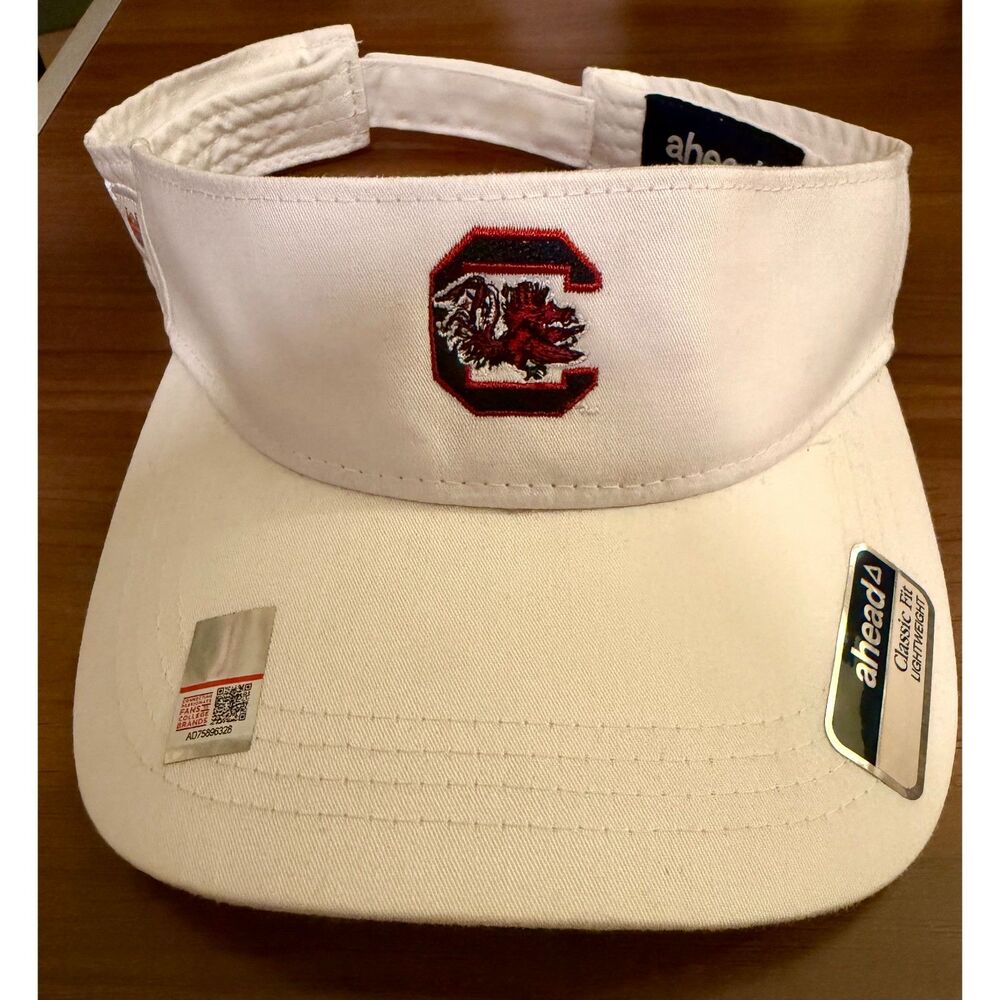 University of South Carolina Gamecocks Visor NEW White Unisex